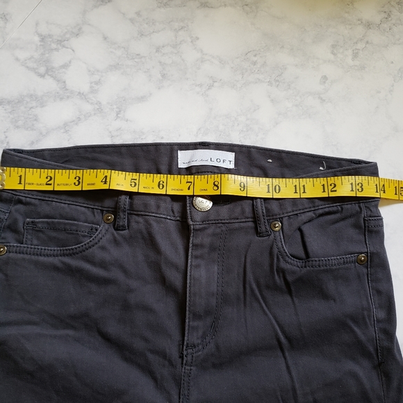 Loft Legging Jean Mid Rise Gray 24 - Picture 6 of 9